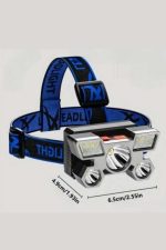 El Feneri Süper Kafa Lambası 4 Modlu 5 Led Kafa Feneri - Görsel 4