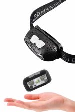 Kamp Lambası Kafa Feneri Kafa Lambası Ayarlanabilir Sensörlü Şarjlı - Görsel 4