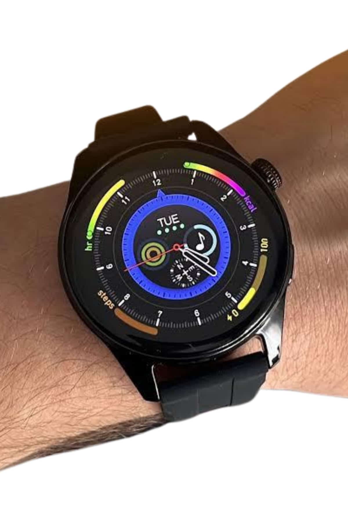 1214896_5-115.jpg Yeni Nesil Akıllı Saat 1.5 Inç Amoled Ekran Çağrı Cevaplayabilen - Görsel 5