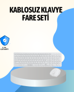 2.4 Ghz Wireless Kablosuz Klavye Mouse Seti Tv Pc Uyumlu