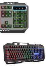 RGB Işıklı Gaming Oyuncu Klavye Q Klavye Mouse Hediyeli - Görsel 5