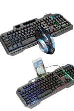 RGB Işıklı Gaming Oyuncu Klavye Q Klavye Mouse Hediyeli - Görsel 2