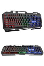 RGB Işıklı Gaming Oyuncu Klavye Q Klavye Mouse Hediyeli - Görsel 3