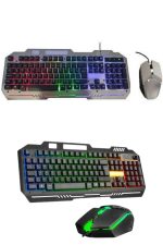 RGB Işıklı Gaming Oyuncu Klavye Q Klavye Mouse Hediyeli - Görsel 4