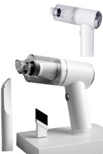 Vakumlu Süpürge Şarjlı Elektrikli Mini Taşınabilir Uzun Ömürlü Hazneli - Görsel 3