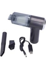 Vakumlu Süpürge Şarjlı Elektrikli Mini Taşınabilir Uzun Ömürlü Hazneli - Görsel 4