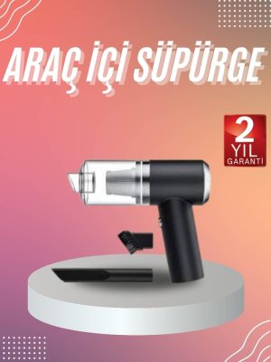 Şarjlı Çok Fonksiyonlu El Süpürgesi Mini Vakumlu Araç Süpürgesi