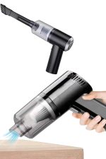 Şarjlı Çok Fonksiyonlu El Süpürgesi Mini Vakumlu Araç Süpürgesi - Görsel 5