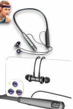 Bluetooth Kulaklık Şarj Göstergeli 100 Saat Şarj Kapasiteli Sporcu Kulaklık - Görsel 5