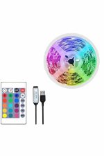 10M Şerit Led İç Mekan Renkli Rgb Şerit Led Kumandalı - Görsel 4