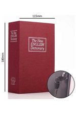 Kitap Görünümlü Gizli Kasa Büyük Boy Anahtarlı Kilitli Para Kasası - Görsel 4