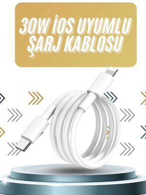 IOS Tüm Serilerle Uyumlu 30W Hızlı Şarj Aleti 11 12 13 14/Pro Max Mini Plus