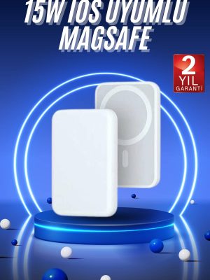 Magsafe Battery Pack Powerbank Kablosuz Şarj 5.000 mah