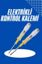 Çift Uçlu Kontrol Kalemi Elektrik Test Kalemi Şeffaf