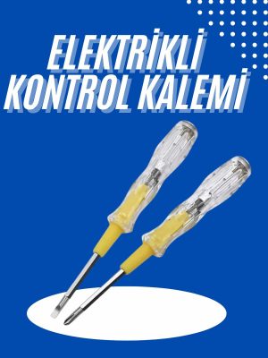 Çift Uçlu Kontrol Kalemi Elektrik Test Kalemi Şeffaf