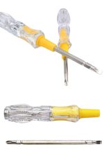 Çift Uçlu Kontrol Kalemi Elektrik Test Kalemi Şeffaf - Görsel 2