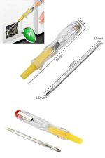 Çift Uçlu Kontrol Kalemi Elektrik Test Kalemi Şeffaf - Görsel 3