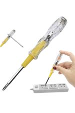 Kontrol Kalemi Çift Başlıklı Şeffaf Elektrik Testi Değişken Uçlu - Görsel 2