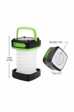 Kamp Feneri Lambası Solar Güneş Enerji Portatif Işıldak Şarjlı - Görsel 4