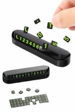 Araç İçi Numaratör Numaralık Oto Cam Kartı Fosforlu Numaratör - Görsel 3