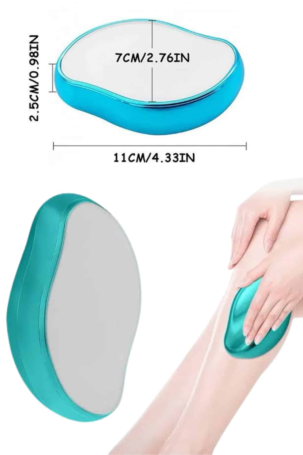 1214952_7-93.jpg Kristal Epilasyon Aleti Tüy Dökücü Tüy Silgisi Crystal Eraser - Görsel 2