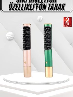 Elektrikli Fön Tarak Düzleştirici Elektriklenme Karşıtı Üflemeli