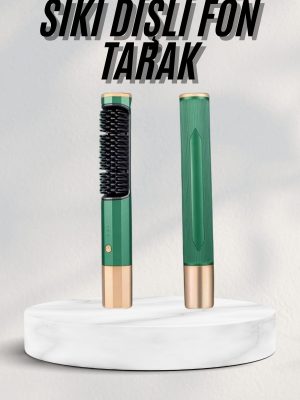 Düzleştirici Fırça Saç Düzleştirici Arada Fön Tarak Taşınabilir