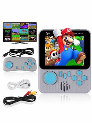 Çift Konsol 666 Adet Retro Oyun El Atarisi Taşınabilir 3.5 İnç Ekran