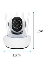 LED Aydınlatmalı 5 Antenli Motorlu 1080P Wifi Kamera Sensörlü - Görsel 5