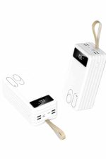 Powerbank 60.000 Mah Taşınabilir Şarj Hızlı El Fenerli Dijital Göstergeli - Görsel 2