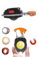 Çok İşlevli Acil Durum Işığı USB Şarjlı Cep Feneri 7 Farklı Mod - Görsel 2