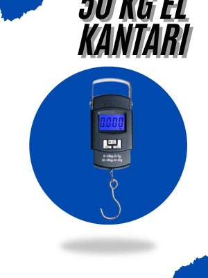 El Kantarı Dijital El Terazisi 50 Kg Kapasiteli LCD Ekranlı