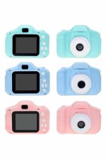 Çocuklara Özel Fotoğraf Ve Video Çeken Mini Çok Renkli Fotoğraf Makinesi - Görsel 4