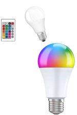 Ayarlanabilir Parlaklık RGB Led Ampul Beyaz Lamba Ve Renkli Ampul - Görsel 5