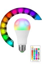 Akıllı RGB Led Ampul Led Uzaktan Kumandalı Renk Değiştiren Ampul - Görsel 4