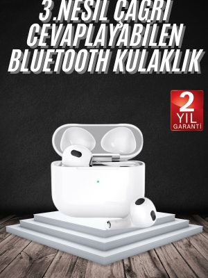 Bluetooth Kulaklık 3. Nesil Ios Android Uyumlu Yeni Nesil Wireless Charge