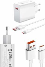 Hızlı Şarj Aleti Adaptörü Kablo Seti 67W Uzun Ömürlü Beyaz - Görsel 4