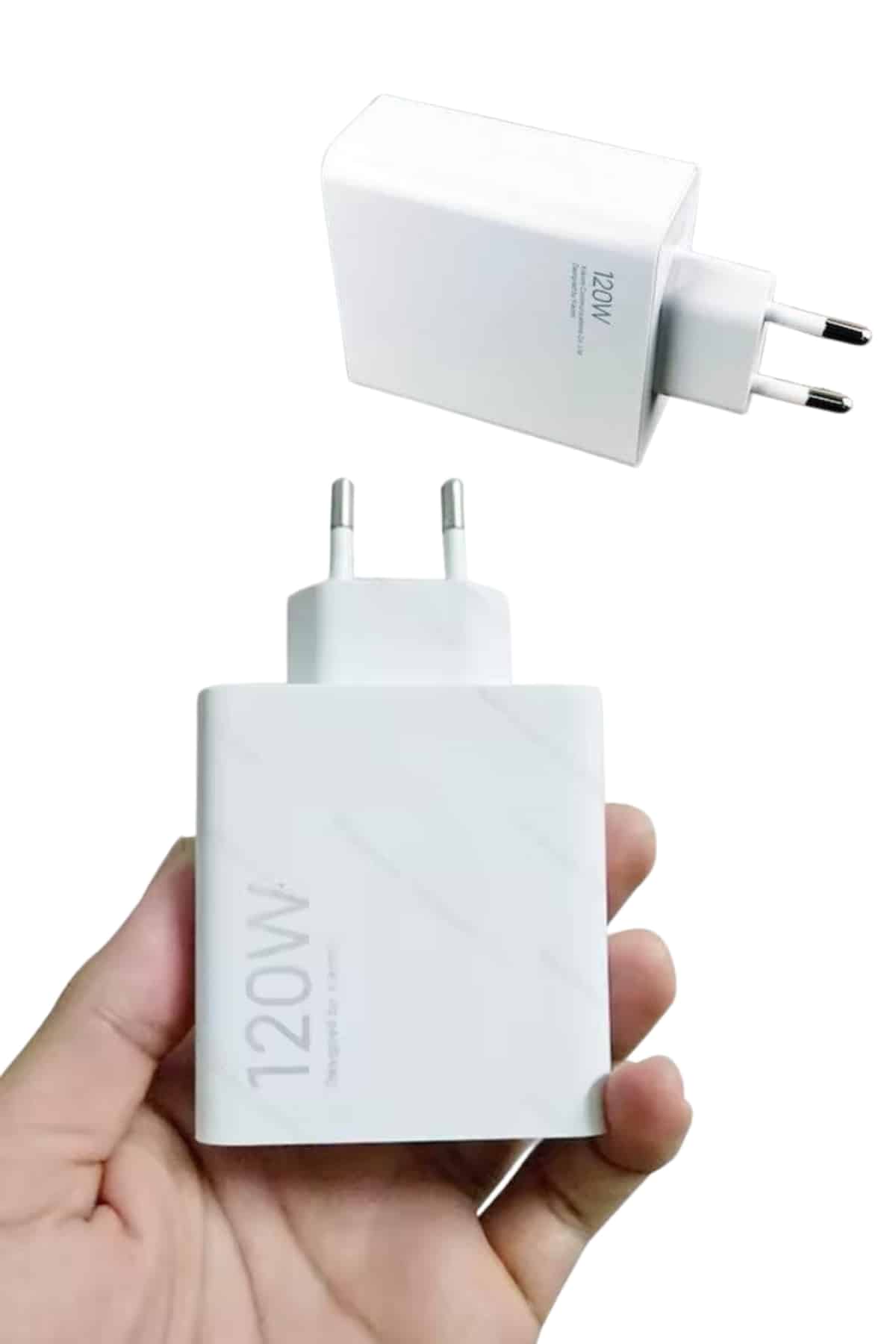 1215012_9-72.jpg Type C Yüksek Hızlı Şarj Aleti Beyaz 120W Ultra Uzun Ömürlü - Görsel 4