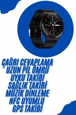 Akıllı Saat Yeni Nesil Üç Kordonlu Nabız Ölçer Çağrı Cevaplama - Görsel 2