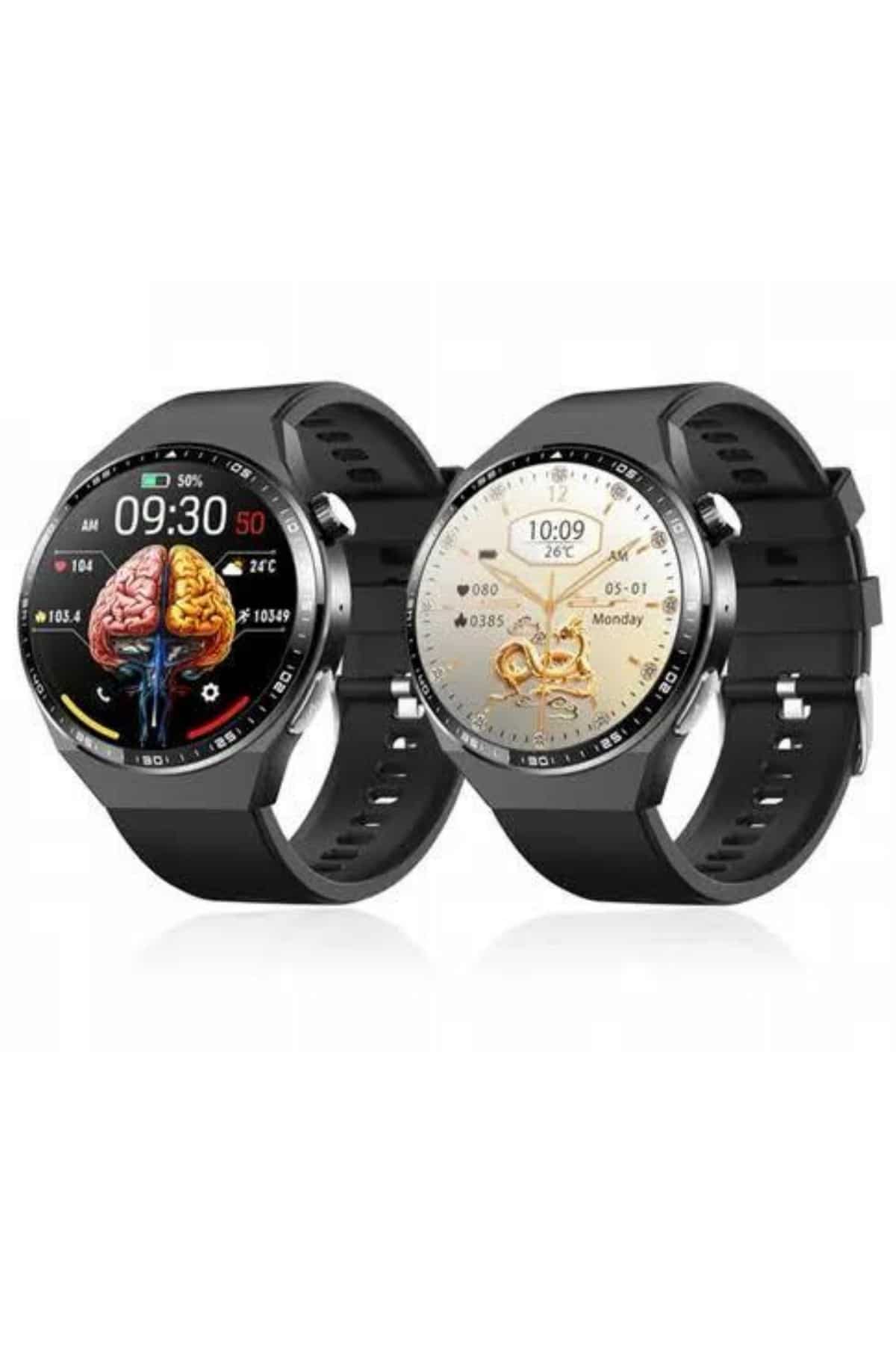 1215016_4-71.jpg Amoled Ekran Akıllı Saat Üç Kordonlu İOS Android Uyumlu - Görsel 4