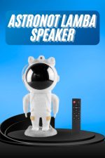 Gece Lambası Astronot Bluetooth Hoparlörlü Galaksi Işık Projektörü