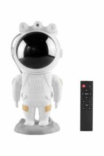 Projeksiyon Astronot Lamba Speaker Sevimli Astronot Bluetooth Hoparlör - Görsel 2