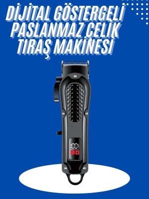 Profesyonel Saç Kesme Aleti Dijital Saç Sakal Tıraş Makinesi Uzun Ömürlü