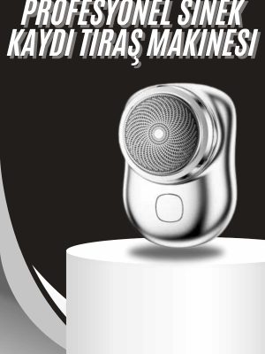 Kablosuz Tıraş Makinesi Günlük Hızlı Taşınabilir Şarjlı Yuvarlak Paslanmaz Çelik