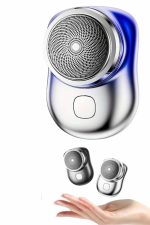 Kablosuz Tıraş Makinesi Günlük Hızlı Taşınabilir Şarjlı Yuvarlak Paslanmaz Çelik - Görsel 4