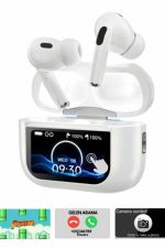 Dokunmatik Ekranlı Bluetooth Kulaklık TWS İOS Android Tüm Telefonlara Uyumlu Kulaklık - Görsel 5