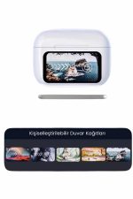 Dokunmatik Ekranlı ANC/ENC Yeni Nesil Pro Bluetooth Kulaklık Dokunmatik Ekran - Görsel 3