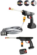 Akülü Oto Araç Yıkama Yüksek Basınçlı Araba Yıkama Makinesi Şarjlı - Görsel 2