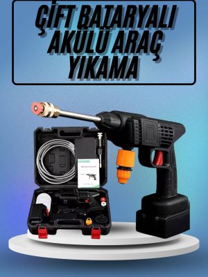 Bahçe Sulama Tabancası Makinesi Yüksek Basınçlı Akülü Yıkama Makinesi
