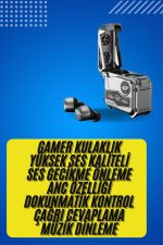 Bluetooth Kulaklık Dokunmatik Kontrol Tws kablosuz kulaklık Hi-fi Stereo - Görsel 2